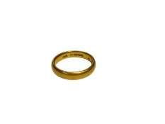 22ct gold wedding ring (Birmingham 1923)