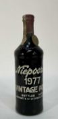 One bottle, Niepoort's 1977 Vintage Port, bottled 1979