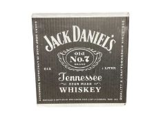 Six bottles, Jack Daniel's Old No. 7 Tennessee Whiskey, 40% Vol, 1 litre x 6 (sealed box)