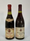 Two bottles, Echezeaux Grand Cru 1983, Mugneret-Gibourg and Echezeaux Grand Cru 1984, J. Jayer