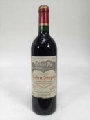 One bottle, Chateau Calon-Segur Saint-Estephe 1997