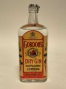 One bottle, Gordon's Dry Gin, with unusual spring cap, .75cl