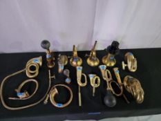 Miscellaneous Brass Horns - SELLING NO RESERVE