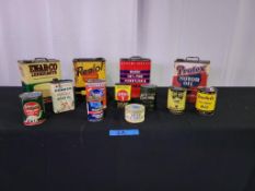 Oil & Lubricant Can Collection - SELLING NO RESERVE