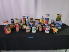 Oil & Lubricant Can Collection - SELLING NO RESERVE