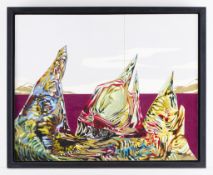 Andrea Carlson Abstract Painting