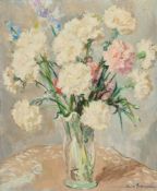 Francis Greenman Still Life of Flowers Painting