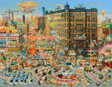 Hiro Yamagata "The Great Tap Festival" Serigraph