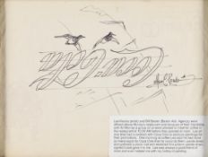 Les Kouba Coca-Cola w/ Ducks Sketch