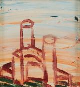 Lance Kiland "Smokestack Seascraper" Painting