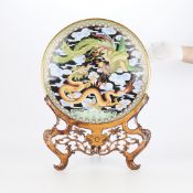Large 20" Japanese Cloisonne Charger