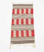 Navajo Wool Gallup Style Throw Rug 5'x2'6"