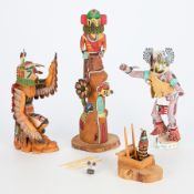 4 Hopi Kachina Dolls