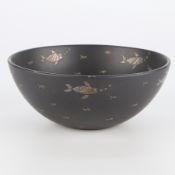 Los Castillo Taxco Porcelain & Sterling Bowl