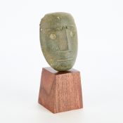 Mezcala Chontal Greenstone Carved Mask