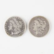 2 1895 Morgan Silver Dollars - Low Mintage