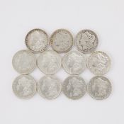 Grp 11 1889-1891 Morgan Silver Dollars