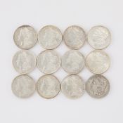 Grp 12 1885-1888 Morgan Silver Dollars