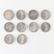 Grp 9 1878-1880 Morgan Silver Dollars
