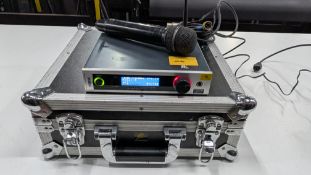 Trantec Model: S5.5 Wireless Receiver plus power supply and Trantec Handheld Wireless Microphone in
