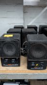 3 pairs of Fostex Model: 6301B Powered Monitored Speakers - 6 speakers in total.
