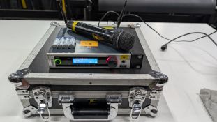 Trantec Model: S5.5 Wireless Receiver plus power supply and Trantec Handheld Wireless Microphone in
