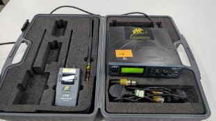 JTS Wireless Microphone System comprising Model: SIEM- 111T Transmitter and Model: SIEM- 111R Receiv
