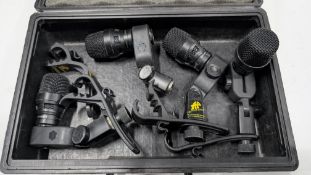 4 off Lewitt Model: DTP340TT Microphones plus Case.