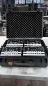 4 off Allen & Heath ME1 Personal Monitoring Mixers plus clamps/ brackets and carry case.