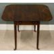 EDWARDIAN MAHOGANY PEMBROKE TABLE, with string inlay, on tapered supports, 74 (h) x 53/100 (w) x - Image 2 of 4