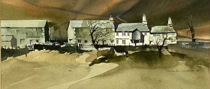 ‡ MALCOLM EDWARDS (Welsh b. 1934) watercolour - entitled 'Fell Foot Farm, Little Langdale', signed