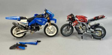 LEGO TECHNIC MOTORBIKES comprising Ducati, BMW, Yamaha, and another, all fully built (4) Provenance: