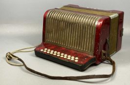HOHNER BUTTON ACCORDION, Bell Musical Instruments Ltd., S 1928 Provenance: private collection Ynys