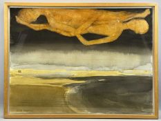 ‡ DAVID HUMPHREYS (b. 1937) watercolour - entitled verso 'Heavenly Bodies', signed lower left, 56