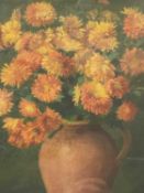 ‡ CAREY MORRIS (Welsh, 1882 - 1968) oil on panel - still life of flowers, signed lower left and