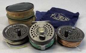 ORVIS BATTENKILL SEA TROUT REEL LINE #7/8, in branded case with two spools Provenance: private