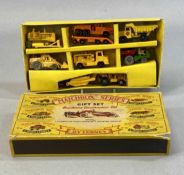 SCARCE BOXED MATCHBOX LESNEY G-3 BUILDING CONSTRUCTORS GIFT SET, containing Caterpillar earth