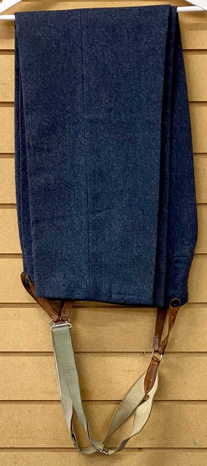 WWII PERIOD ROYAL AIR FORCE SERVICE JACKET AND TROUSERS, jacket size 10, trousers size 21 with - Image 3 of 7