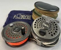 ORVIS BATTENKILL SEA TROUT FLY REEL LINE #7/8, in branded case with spare spool Provenance: