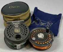 ORVIS BATTENKILL TROUT REEL LINE #8/9, with branded case and spare spool Provenance: private