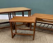 ASSORTED MID-CENTURY OCCASIONAL TABLES including, G-Plan Long Astro nest of tables, teak coffee