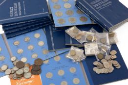 COLLECTION OF WHITMAN GREAT BRITAIN COIN FOLDERS comprising 3 x half crown folders, 3 x florin