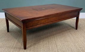 R.E.H. KENNEDY FURNITURE FOR HARRODS: 'TRADITIONAL COLLECTION' CHERRY COFFEE TABLE, model 4041, with