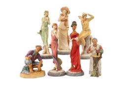 SELECTION OF ROYAL DOULTON 'CLASSIQUE' FIGURINES to include 'Susanne' CL3982, 'Tanya' CL4006, '