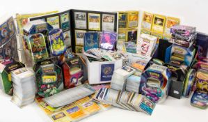 ASSORTED POKÉMON TRADING CARDS - a large quantity of various incomplete sets including Scarlet &