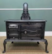 VINTAGE COLUMBIAN 'No28 MODERN MISTRESS' STOVE WORKS CAST IRON RANGE, 67 (h) x 90 (w) x 60cms (d)
