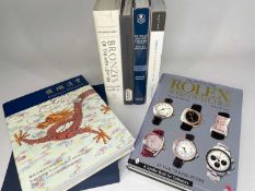 GROUP OF SIX REFERENCE BOOKS comprising 'The Best of Time Rolex Wristwatches' by Dowling & Hess, '