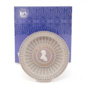 WEDGWOOD THREE-COLOUR JASPER LIMITED EDITION 1981 ROYAL WEDDING PLATE, H.R.H The Prince of Wales,