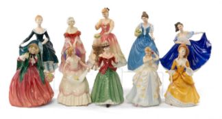 SELECTION OF ROYAL DOULTON FIGURINES to include 'Lady Charmian' HN1949, 'Elaine' HN2791, 'Sandra'