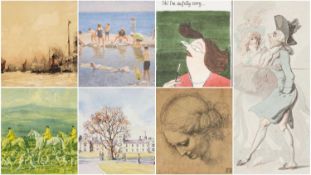 ELIZABETH HAINES limited edition (33/750) print - entitled, 'St Davids University', signed and dated